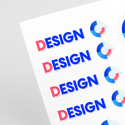Stickers en planche mi-chair